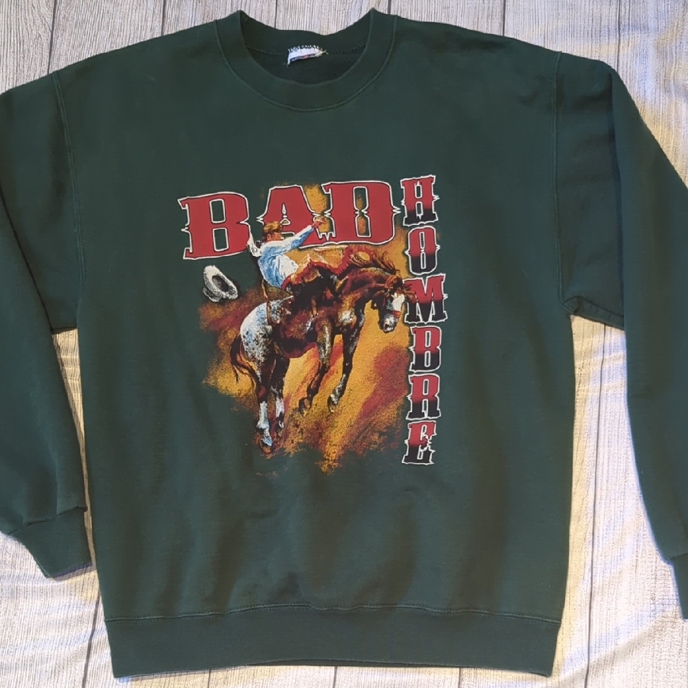 Vintage Jerzees Dark Green Crewneck Sweater